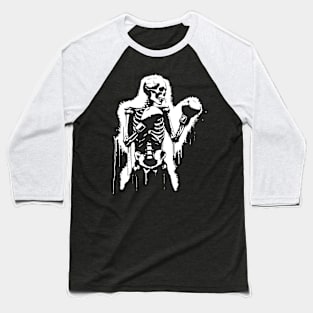 funny skeleton boxer Baseball T-Shirt